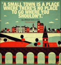 Small Town Is a World by David Kossoff