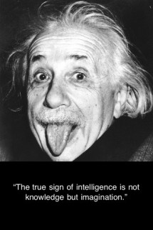 The true sign of intelligence is not knowledge but imagination ...