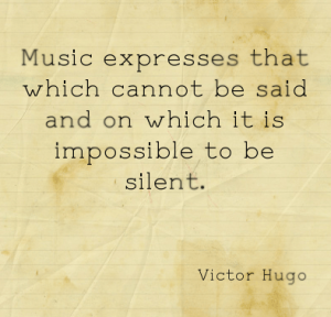 Music expresses that which cannot be put into words and that which ...