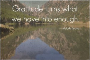 Gratitude turns what we have into enough. | Melody Beattie Picture ...